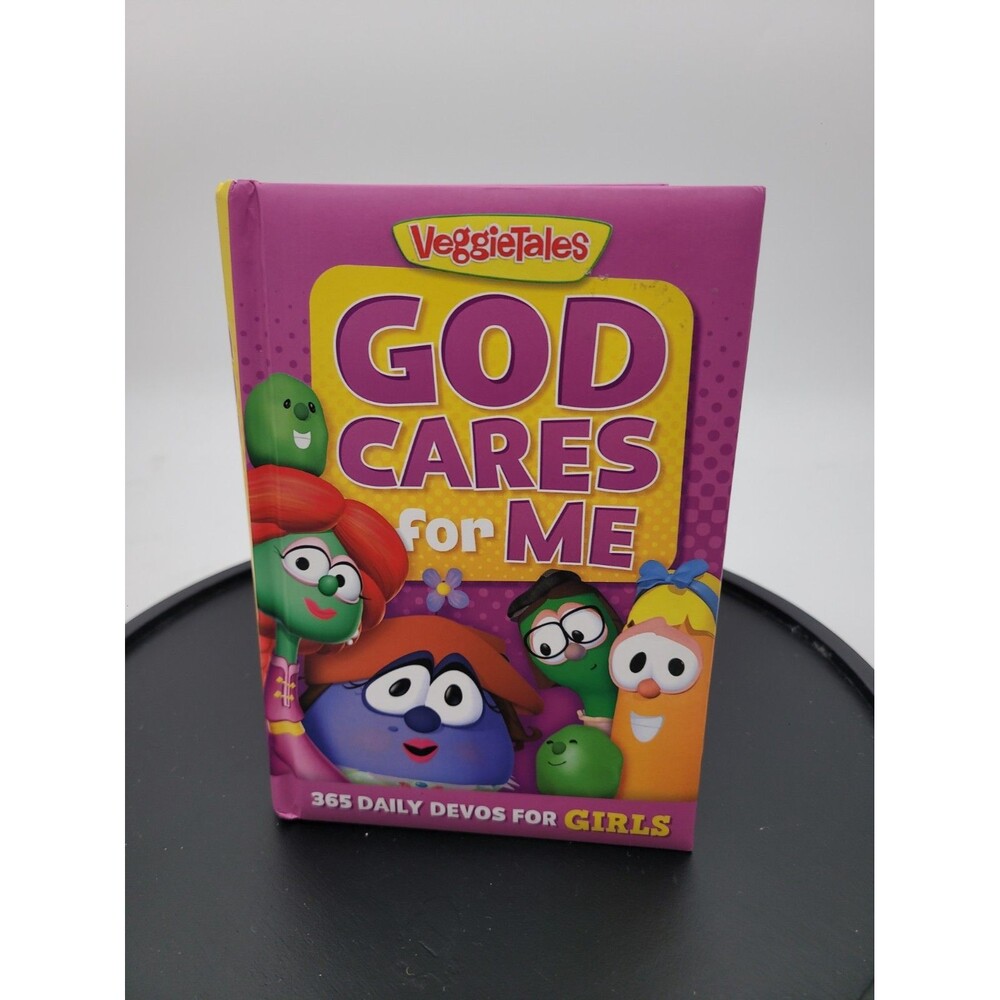 VeggieTales God Cares For Me: 365 Devos For Girls Book